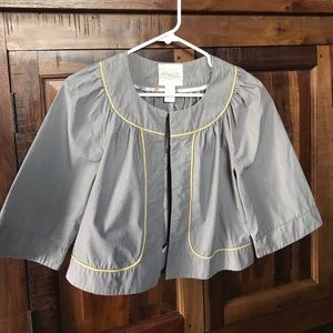 Short sleeved Striped Blazer